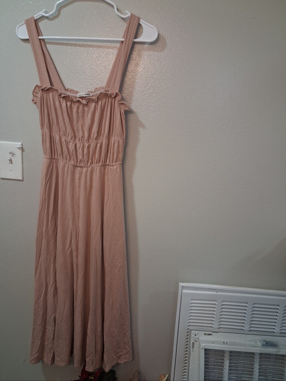 Reformation Dusty Rose Ruffled-Strap Maxi Dress - Picture 3 of 7
